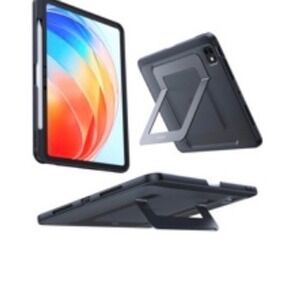 Torras Ostand iPad Pro 11 inch Case 2024 2022 Black Adjustable Kickstand Cover